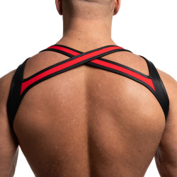 Sparta's Harness Harnais Icaro Noir-Rouge